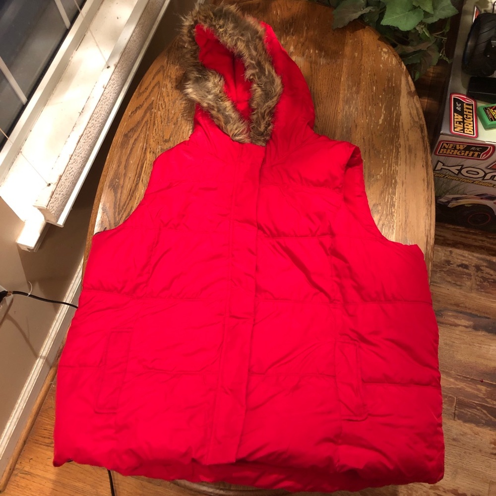Red Parka Vest